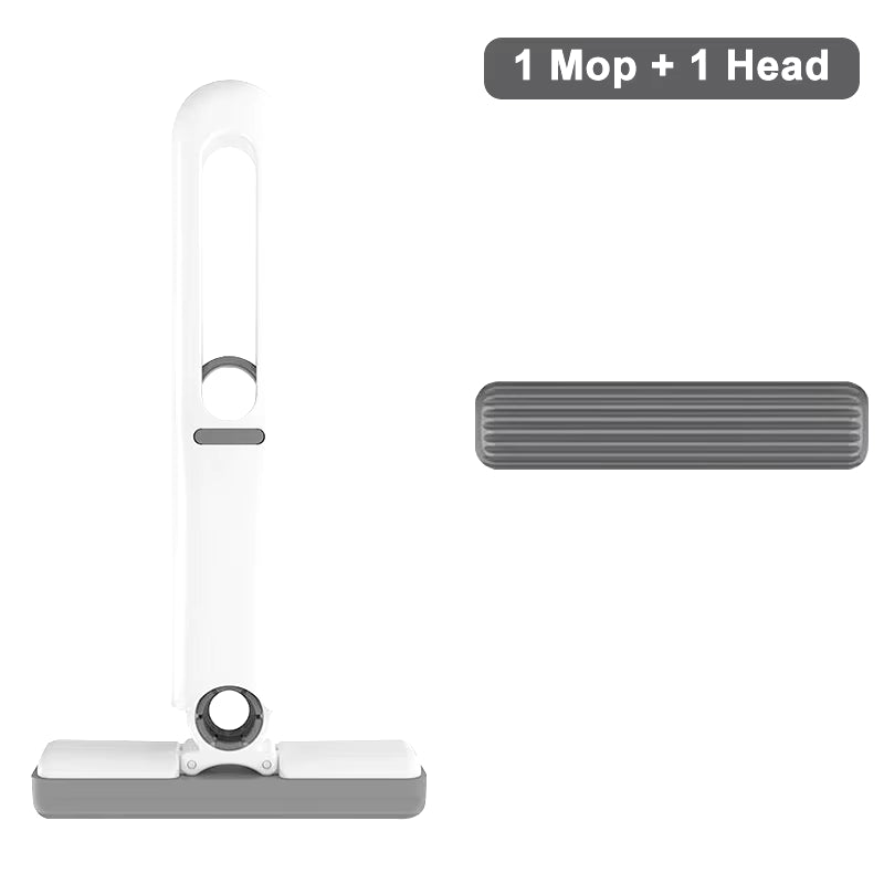 Portable Mini Self Squeeze Cleaning Mop Wet and Dry Use Sponge Mop for Bathroom, Kitchen, Desktop, Glass, Living Room, Car