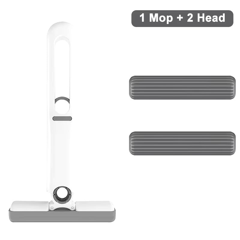 Portable Mini Self Squeeze Cleaning Mop Wet and Dry Use Sponge Mop for Bathroom, Kitchen, Desktop, Glass, Living Room, Car