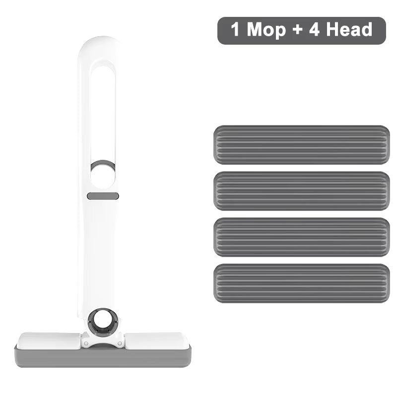 Portable Mini Self Squeeze Cleaning Mop Wet and Dry Use Sponge Mop for Bathroom, Kitchen, Desktop, Glass, Living Room, Car