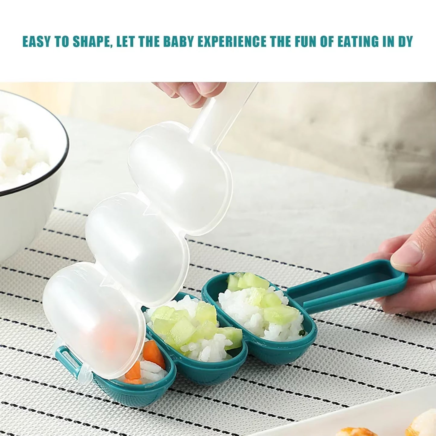 1PC Creativity Rice Ball Molds Sushi Mold Maker Sushi Maker Rice Mold for Children'S Rice Production